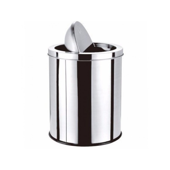 LIXEIRA DE INOX  BASCULHANTE 5L