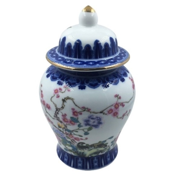 VASO CHINÊS DE PORCELANA 22CM