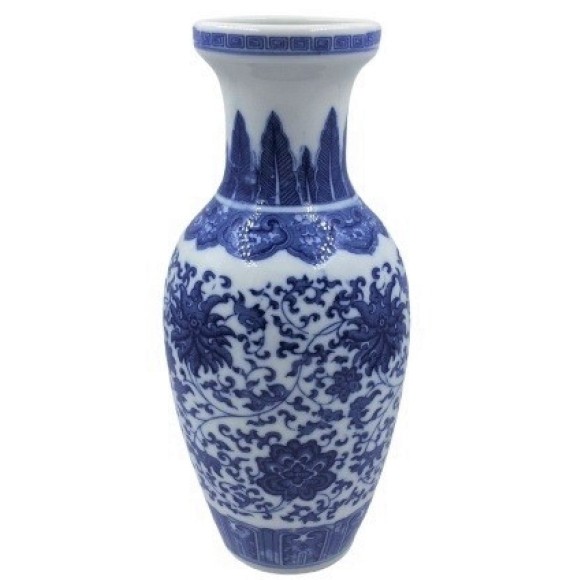 VASO CHINÊS DE PORCELANA 30CM