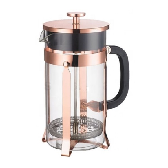 PRENSA FRANCESA DE VIDRO ROSE 600ML