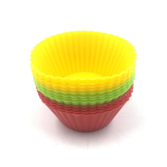 FORMA DE CUPCAKE SILICONE 12PCS